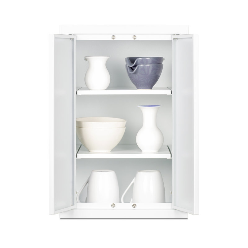 Armoire murale, Blanc, H 18 po x l 12 po x P 12 po