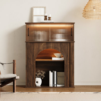 Modern Cabinet With LED Lights