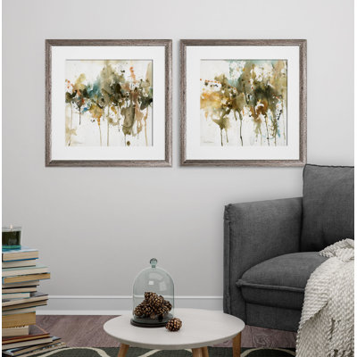'Allusion' 2 Piece Framed Print Set