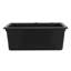 Évier de cuisine en granite à montage sur le dessus de 25 pouces pour comptoirs de bar et de télévision, en composite de quartz noir à haute durabilité, surface à égratignure, bouchon de kit de drain fourni, s'adapte aux plaques de cuisson pour casseroles