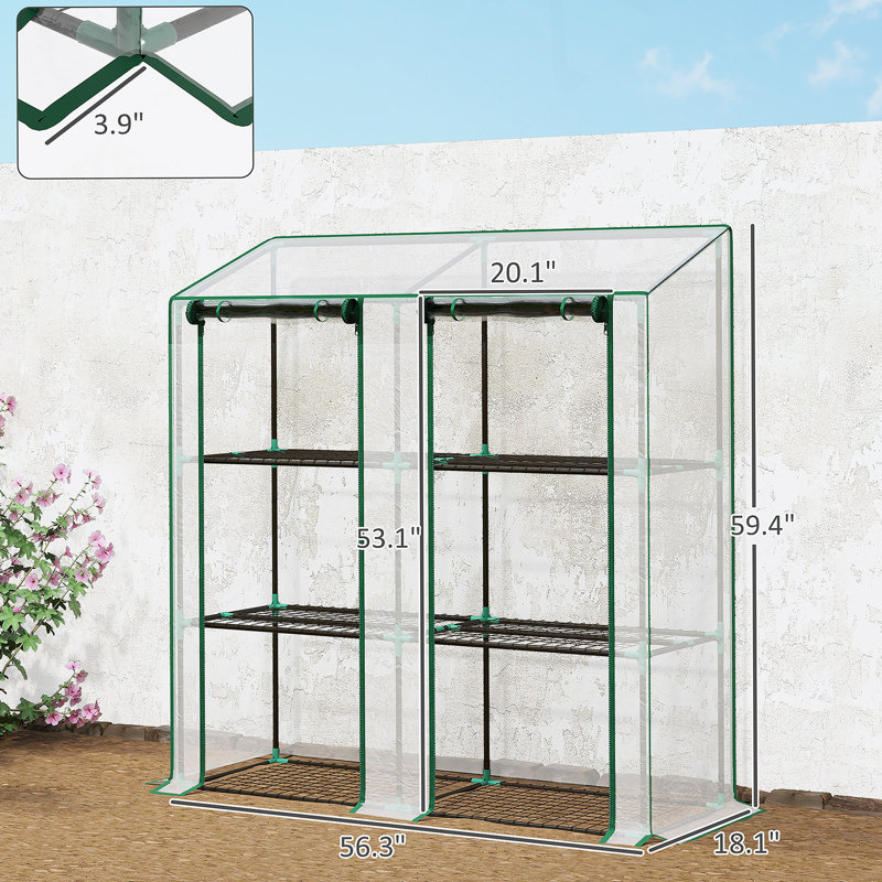 Serre portable, serre adossée