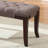 Linon Tufted Bench, Fabric