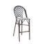 Aluminum Woven Bistro Barstool