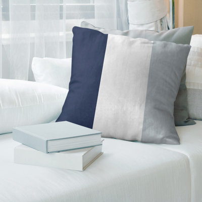 Striped Linen Reversible Pillow Cover