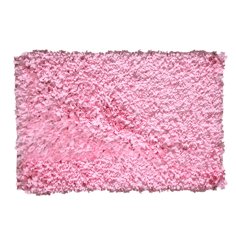 Rosebank Area Rug in Baby Pink, Rectangle 5' x 8'