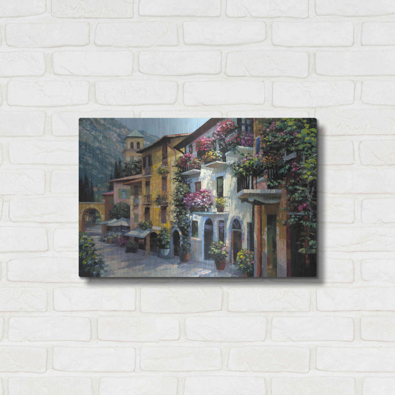 «Village Hideaway» par Howard Behrens - impression sans cadre sur métal, H 16 po x l 24 po x P 0,13 po