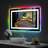 Gaulrapp Anti-Fog RGB Backlit & LED Frontlit Bathroom / Vanity Mirror with Tempered Glass & ETL-281693057