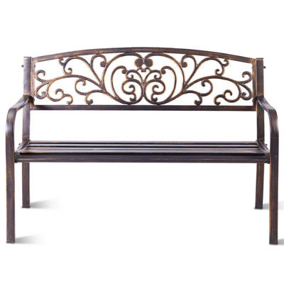 Kiser Metal Outdoor Bench