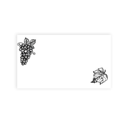 Cartes de lieu de vigne pour tables de fête de mariage, places assises pour porte-nom, paquet de 60