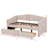 Upholstered Twin Size Daybed With Dual Drawers-1586699820