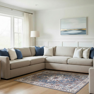 Wyatt & Ash Aliyeh Dream Mink Printed Chenille Rugs