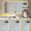 Miroir de salle de bain moderne sans cadre 48 po x 32 po avec lumière