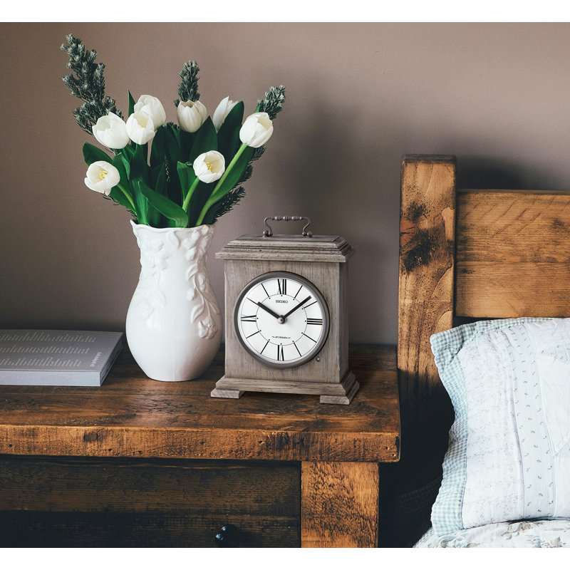 Horloge de cheminée QXW252BLH, Gris