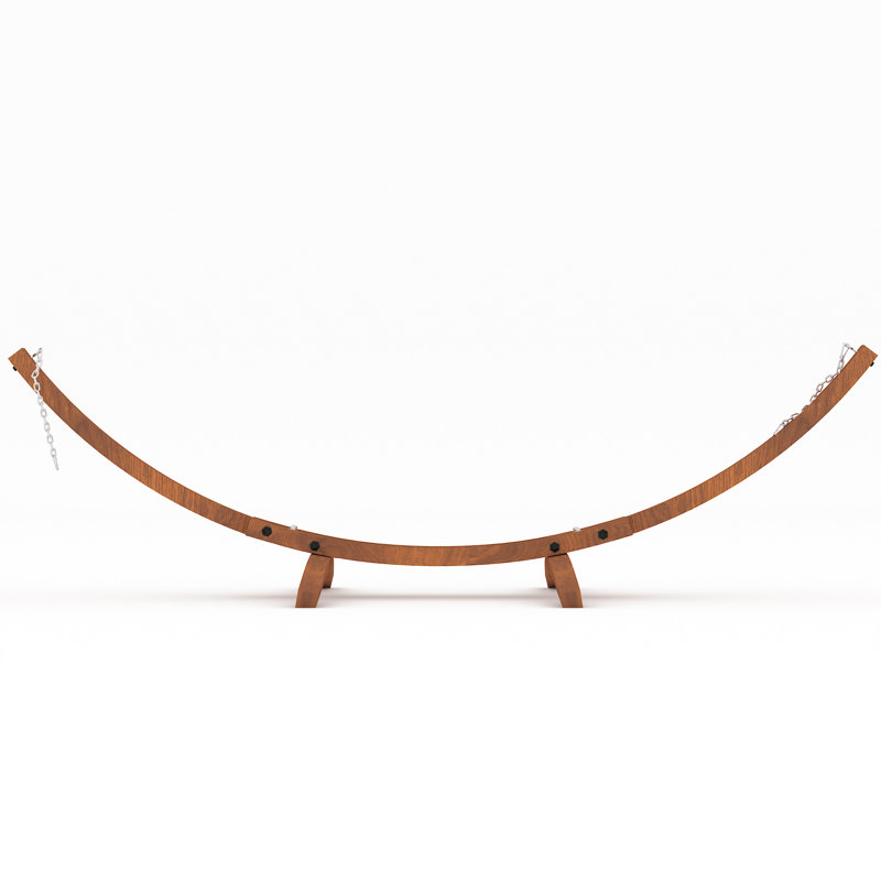 Support de hamac standard Sadina, H 47 po x l 157 po x P 46 po, Brun
