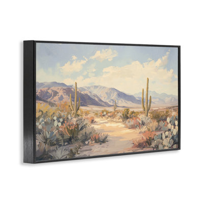 Dessins giclés sur le chemin sinueux du désert, dessiné par Nina Blue