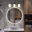 3-Light Dimmable Black Vanity Light