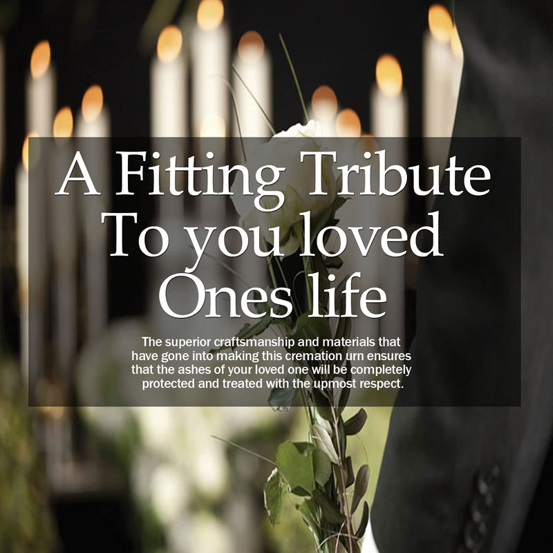 Astoria Grand Cremation Urn for Human Ashes for Adults, Funeral Burial Handcrafted Decorative Urns with Velvet Bag for Easy Preservation and Portability