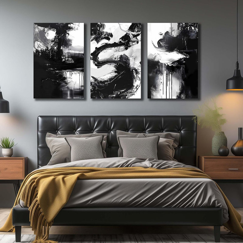 3 Piece Wrapped Canvas Print, 90 cm H x 60 cm W