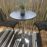 Franceska Round Metal Base Dining Table