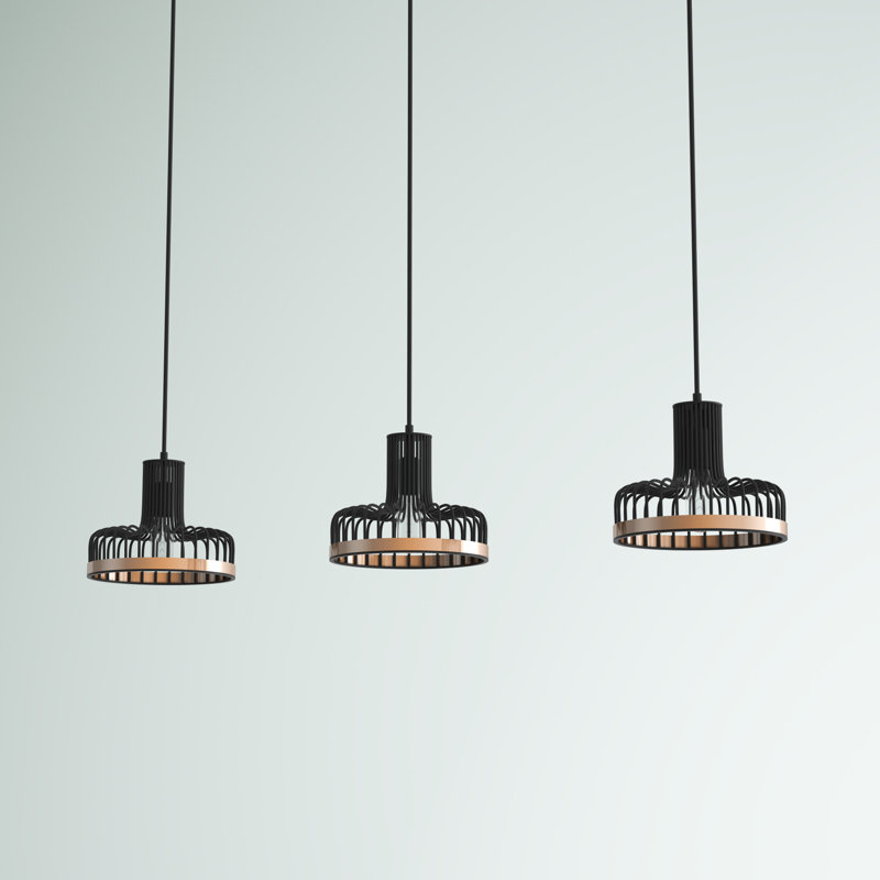 Eva 3 - Light Kitchen Island Pendant, Black
