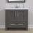Cedeno 35.37'' Single Bathroom Vanity with Genuine Marble Top