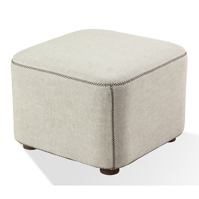 Banc rembourré en mélange de lin Rogin