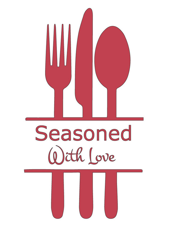 Décalcomanie murale cuisine avec amour, H 48 po x l 27 po x P 0,01 po, Rouge Dahlia
