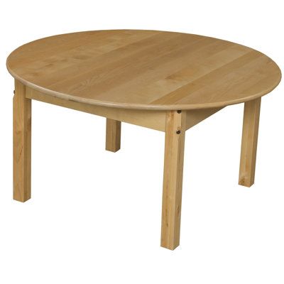 Circular Hardwood Table