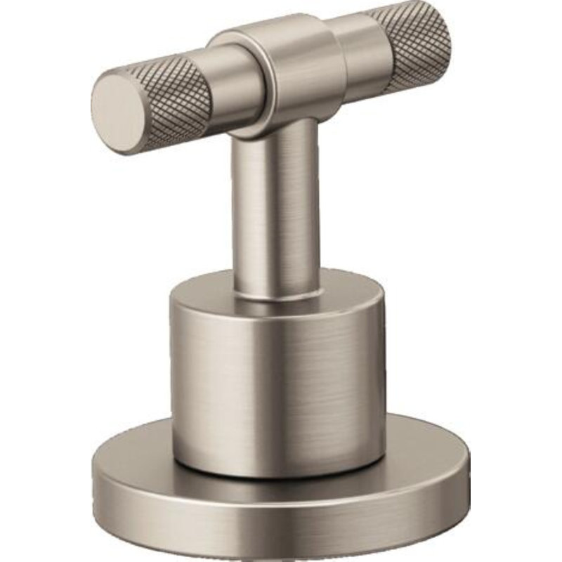 Litze® Widespread Lavatory Faucet With High Spout, Luxe Nickel, T-Lever Handle, 1.5 GPM
