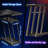 Gaming Table With LED Light, 120Cm Computer Table With Monitor Stand, L-Shaped Table With Headphone Hook, Corner Table With Shelf-394297446