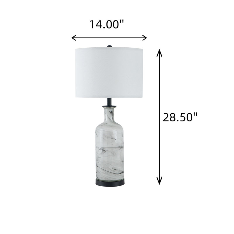 Stylish And Elegant Glass Table Lamp
