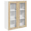 Vidaxl Hanging Cabinet With Storage Riga Artisan Oak 60 X 31 X 100 Cm-121217662-121217661