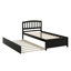Base de lit simple avec lit gigogne en bois-1496115457