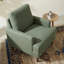 Fauteuil Clancy avec pieds en bois massif-129459927