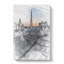 Skyline in Dubai in Abstract - Wrapped Canvas Drawing - Wrapped Canvas-55339609