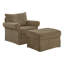 Chaise d'appoint rembourrée avec repose-pieds-947080795