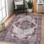 Vintage Look Cotton and Chenille Flatweave Area Rug-265103114