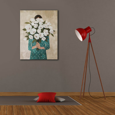 «White Bouquet» par Svetlana Aleynikova, art mural sur toile