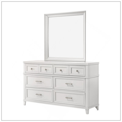 Commode 6 tiroirs blanche