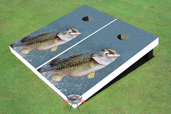 Ensemble de planches cornhole 2 'x 4' Bass Out of Water
