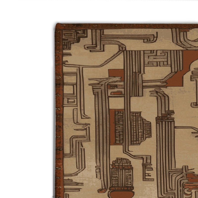 Tapis intérieur et extérieur ArtDeco, Rectangle 4pi x 6 pi