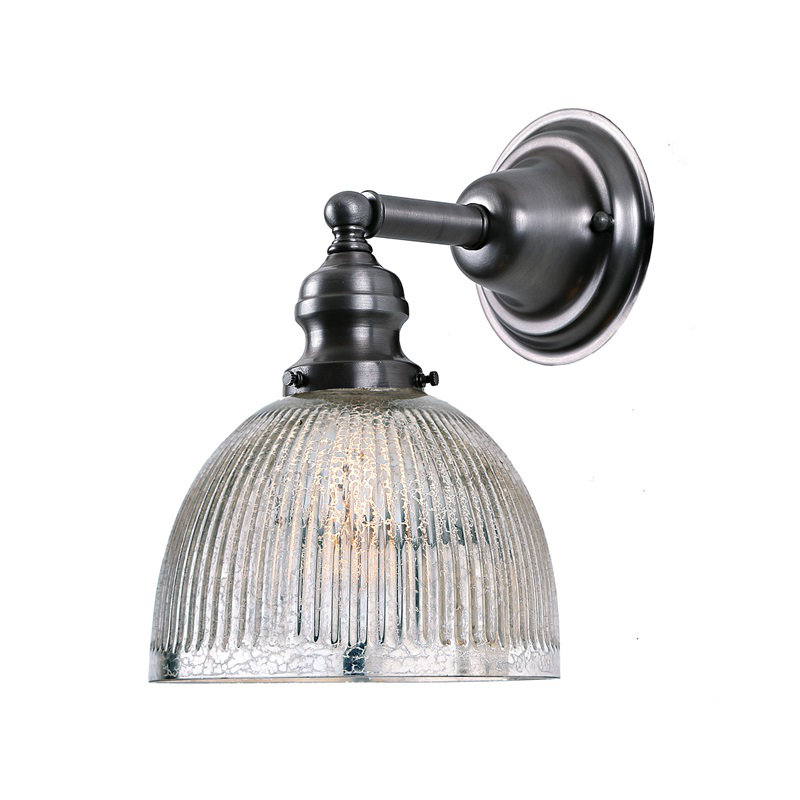 Shumway Armed Sconce, Gun Metal