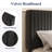 Velvet Upholstered Platform Bed With Adjustable Vertical Channel Tufted Headboard-1843200192-1843200193