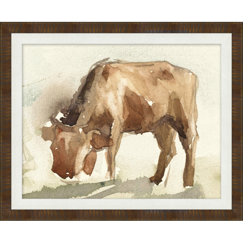Grazing Cattle 1 Print