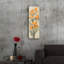  «Tall Tangerine Flowers 1» par Silvia Vassileva, art mural en verre acrylique-1390211441