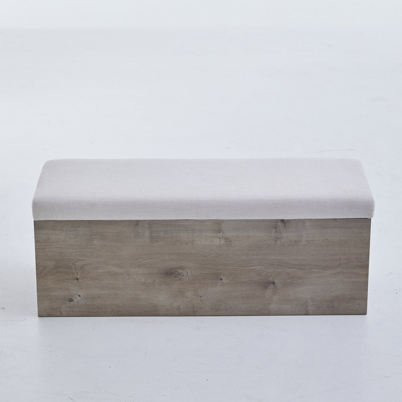 Banc de rangement rembourré Shelton
