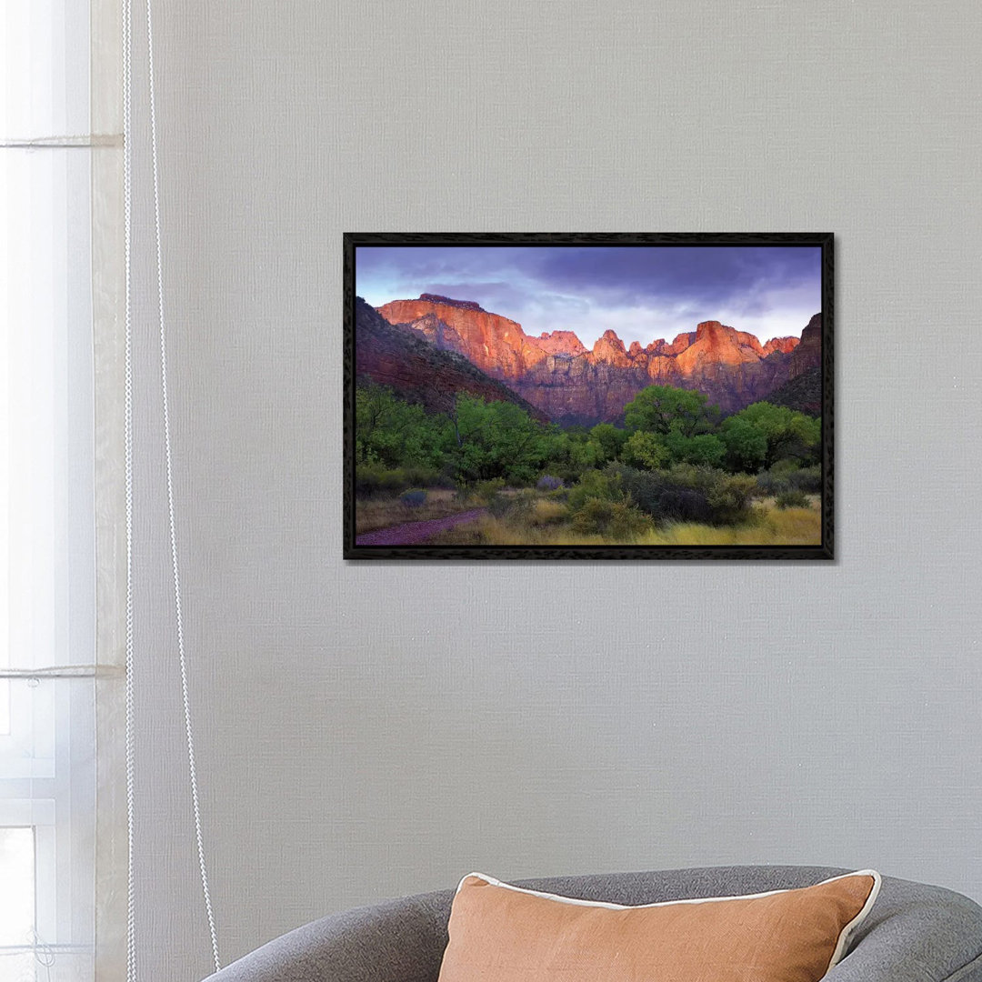 Türme der Jungfrau, Zion National Park, Utah von Tim Fitzharris - Galerie-verpackte Leinwand Giclée