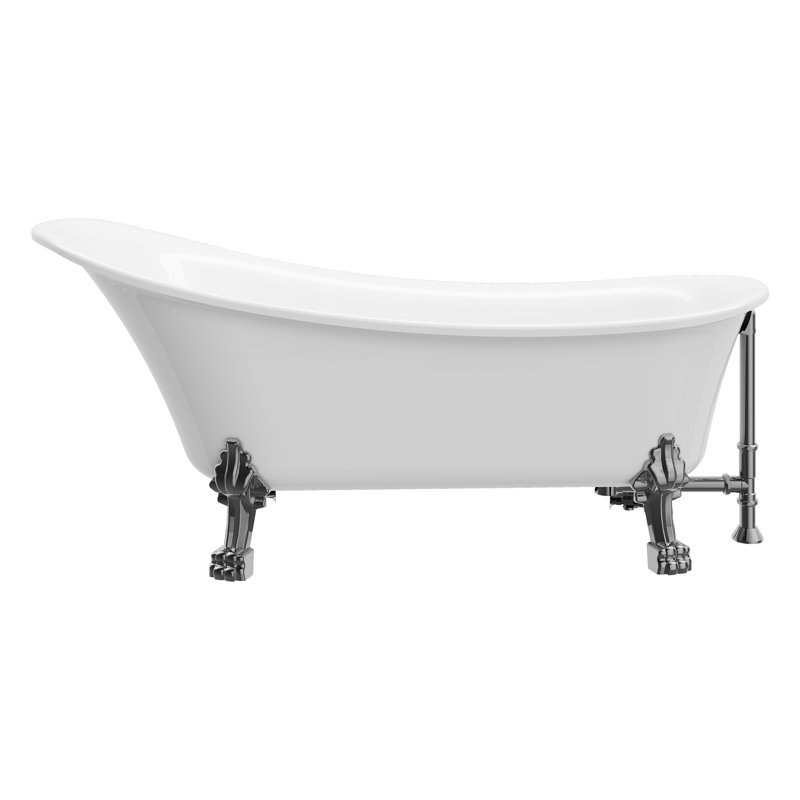 69'' x 28'' Soaking Acrylic Bathtub