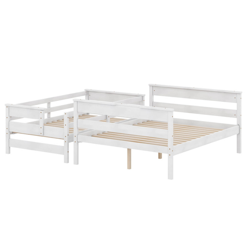 Jeann Kids Bunk Bed, Twin XL over Queen, White