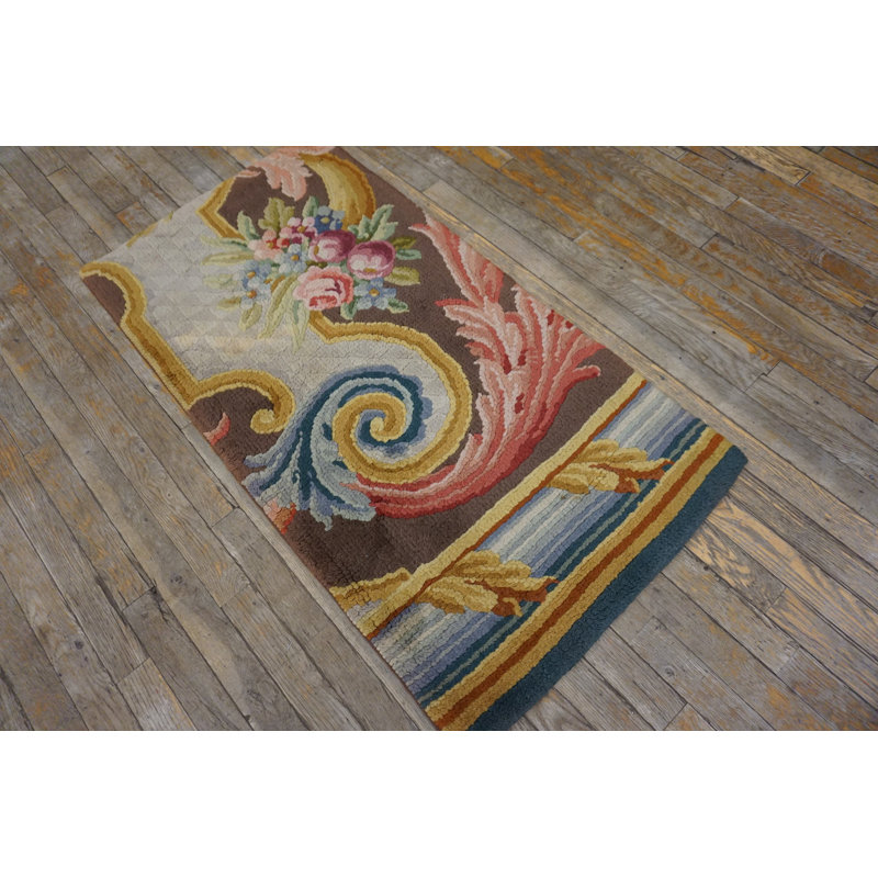 Antique Savonnerie French Knotted Rug
